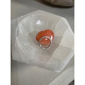 White Selenite Hexagon Bowl-Promotes Positive Energy & Mental Clarity